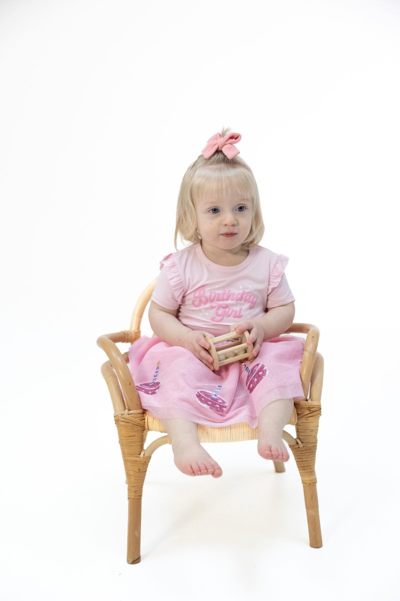 Angel Dear Birthday Tulle Tutu Skirt with Bamboo Viscose Bike Shorts Baby Clothes