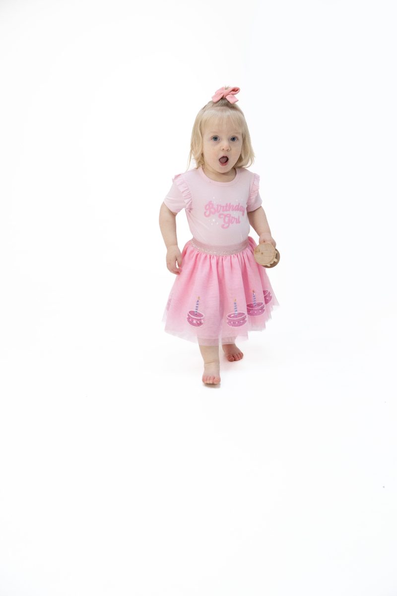 Angel Dear Birthday Tulle Tutu Skirt with Bamboo Viscose Bike Shorts