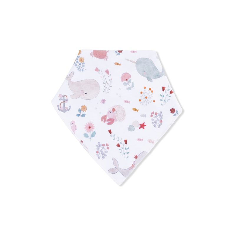Angel Dear Garden Sea Creatures Bandana Bib