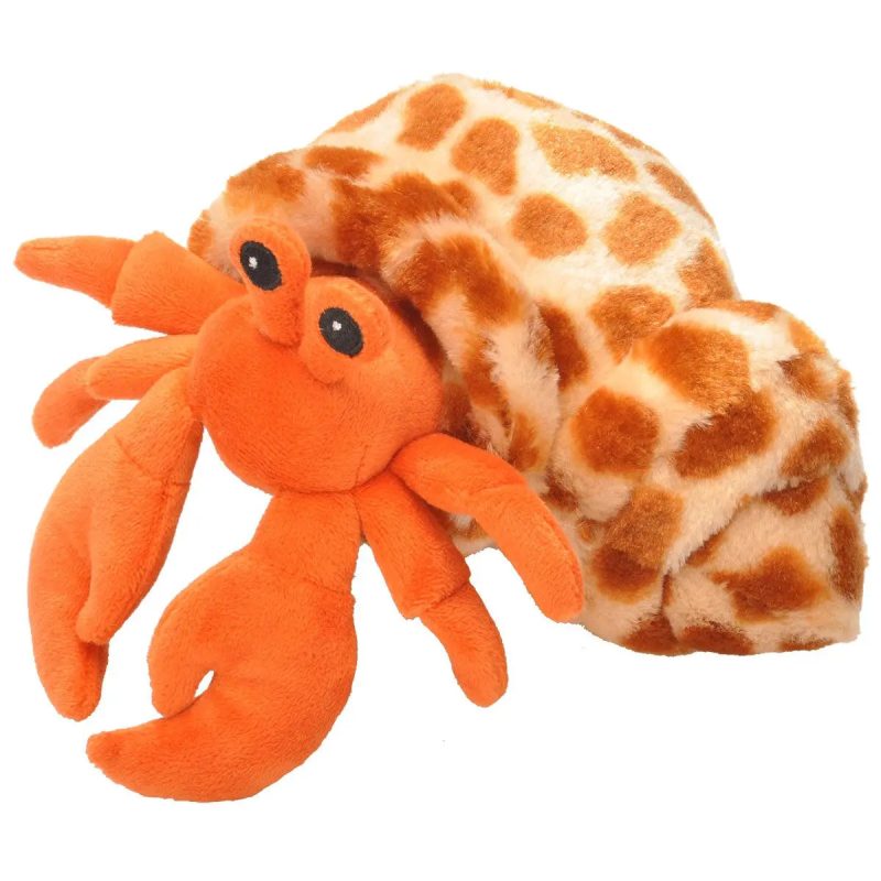 Wild Republic Hug'Ems-Mini Hermit Crab Stuffed Animal 7"