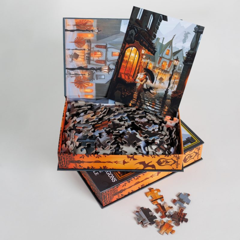 Browsing Book Dragons Keepsake Puzzle from Kingdom of Threads