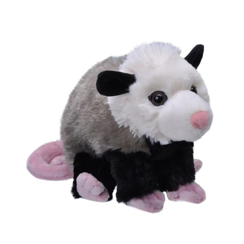Wild Republic Cuddlekins Mini Opossum Stuffed Animal 8"