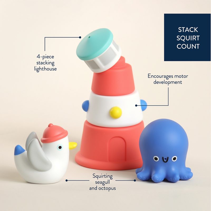Itzy Stack & Squirt Bath + Water Toy made by Itzy Ritzy