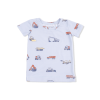 Construction Vehicles Bamboo Viscose Short Sleeve Loungewear Set from Angel Dear Construction Vehicles Bamboo Viscose Short Sleeve Loungewear Set from Angel Dear