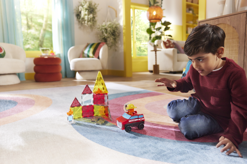 Fire Rescue 27-Piece Set from Magna-Tiles