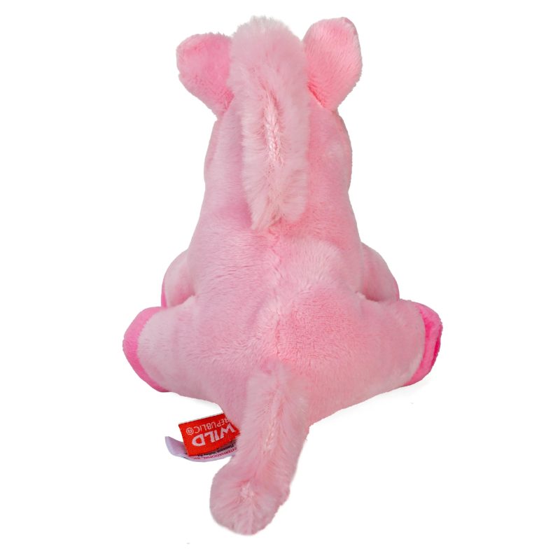 Pocketkins-ECO-Unicorn Pink Stuffed Animal 5" made by Wild Republic