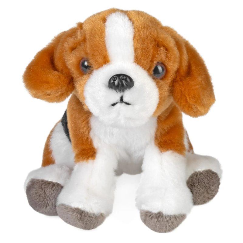 Pocketkins-ECO-Beagle Dog Stuffed Animal 5" from Wild Republic