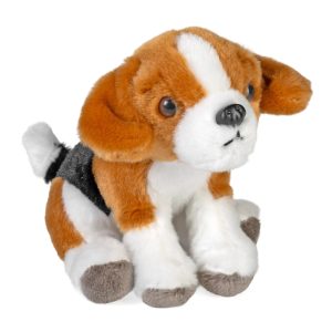 Wild Republic Pocketkins-ECO-Beagle Dog Stuffed Animal 5" Wild Republic Pocketkins-ECO-Beagle Dog Stuffed Animal 5"