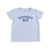 Birthday Boy Bamboo Viscose Short Sleeve Crew Neck Tee from Angel Dear