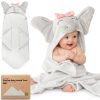 KeaBabies Ella Playpals Bamboo Viscose Hooded Baby Towel