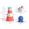 Itzy Ritzy Itzy Stack & Squirt Bath + Water Toy part of our Nautical collection