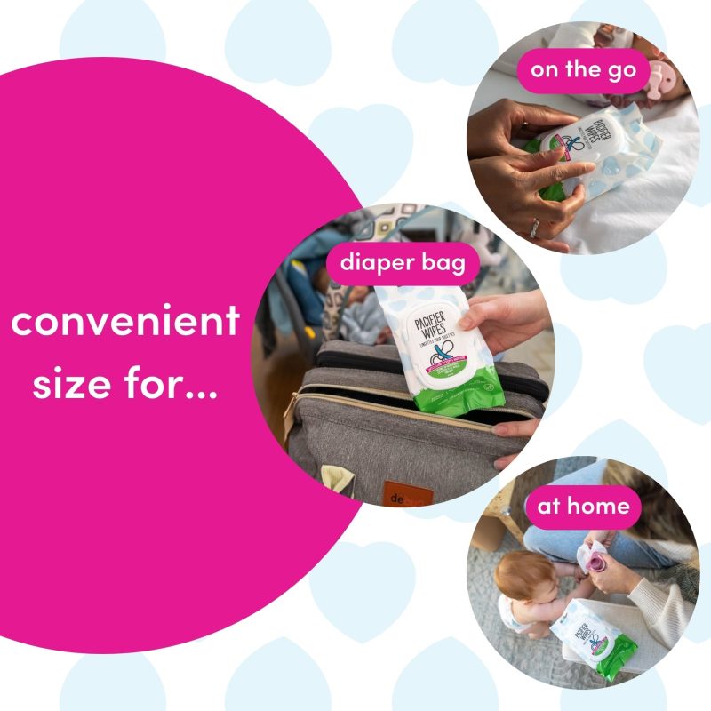 Pacifier Wipes Fragrance Free 40 Ct made by Dapple