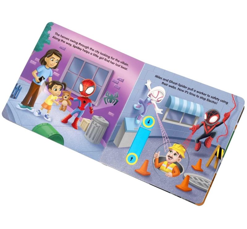 Simon & Schuster Marvel Spidey and His Amazing Friends: Glow Webs Glow! Board Book part of our  collection