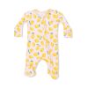 Angel Dear Sunny Lemons Bamboo Viscose 2 Way Zipper Footie Angel Dear Sunny Lemons Bamboo Viscose 2 Way Zipper Footie