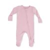 Solid Peachskin Bamboo Viscose 2 Way Zipper Footie from Angel Dear