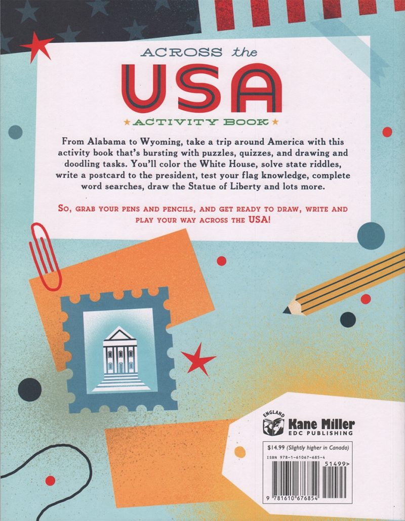 Across the USA Activity Book from EDC Publishing Across the USA Activity Book from EDC Publishing