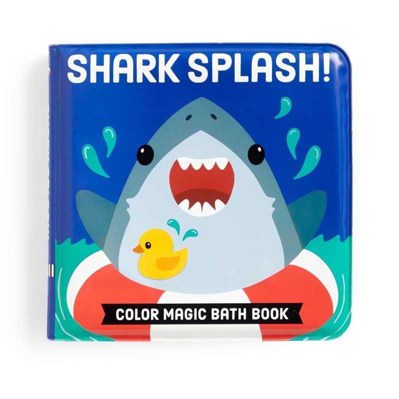 Shark Splash! Color Magic Bath Book made by Chronicle Books