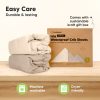 KeaBabies Ecru Bamboo Viscose Waterproof Crib Sheets 2 Pack