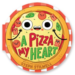 Simon & Schuster Pizza My Heart (A Shaped Novelty Board Book for Toddlers)Board Book