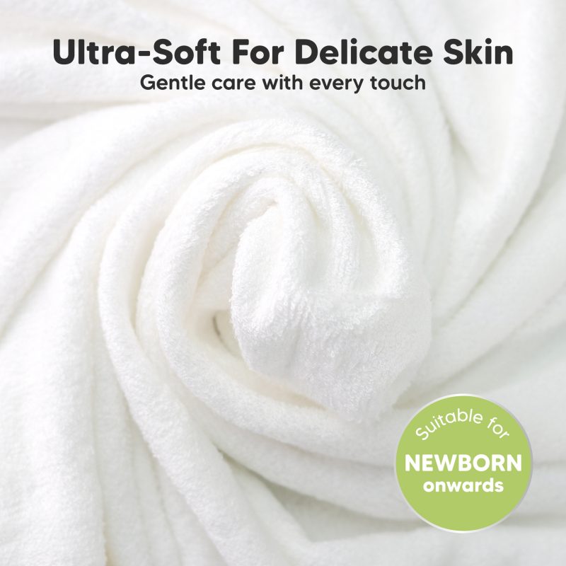 Greyscape Organic Cami Baby Washcloths 6-Pack made by KeaBabies