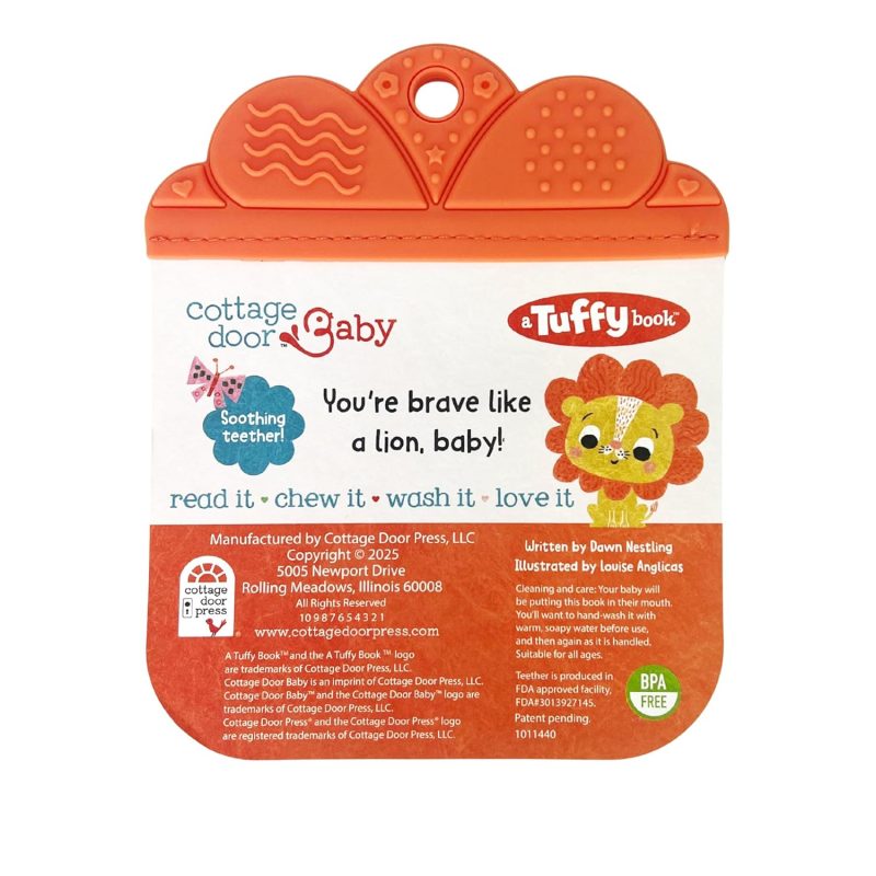 Cottage Door Press Brave Like a Lion Tuffy Tear-Proof Baby Book Children's Books Cottage Door Press Brave Like a Lion Tuffy Tear-Proof Baby Book Children's Books