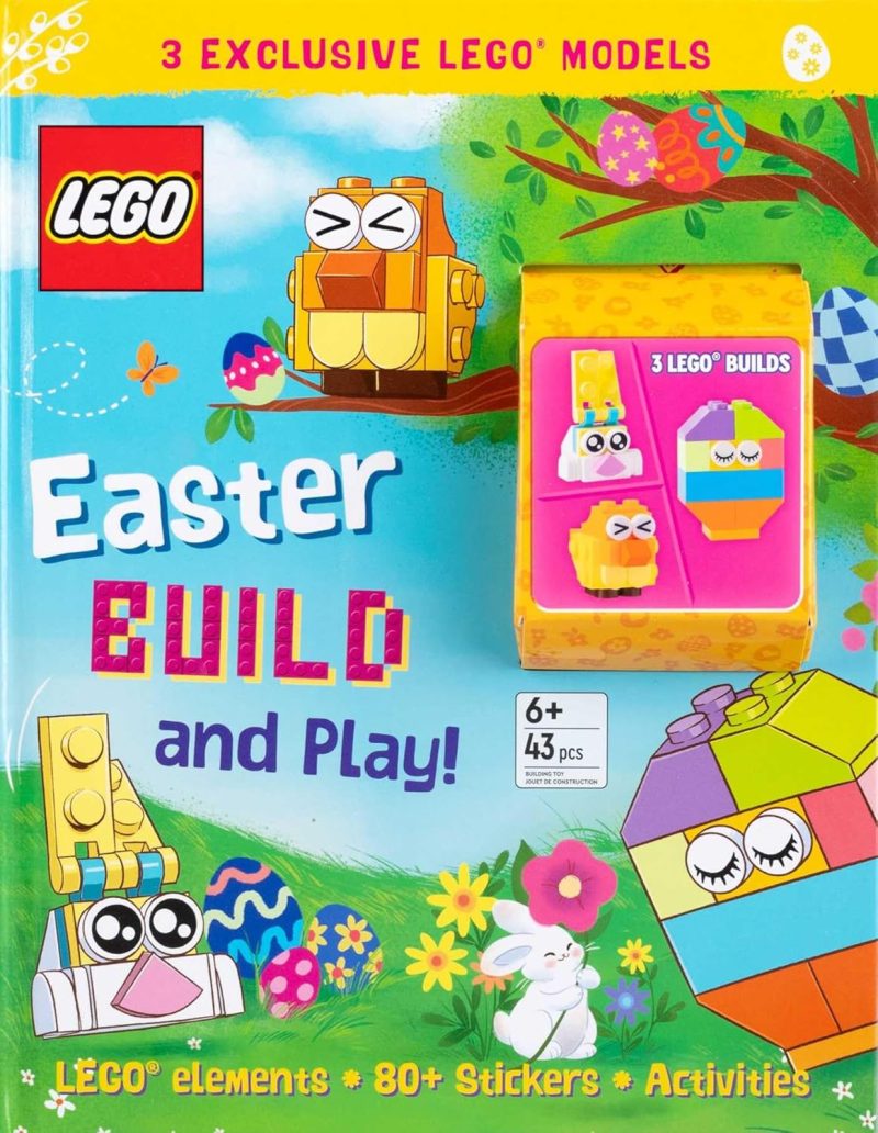 Simon & Schuster LEGO Books: Easter Build and Play! Activity Book with Minifigure