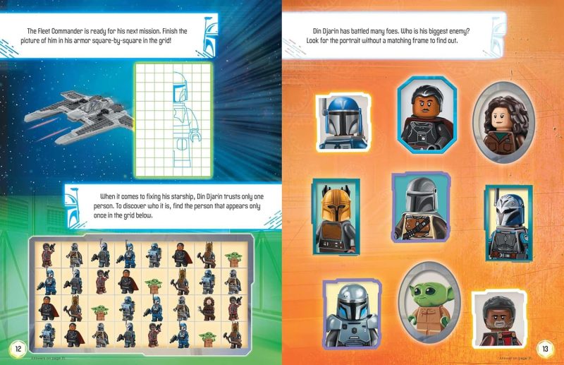 LEGO Star Wars: Mandalorian Warriors Activity Book with Minifigure made by Simon & Schuster