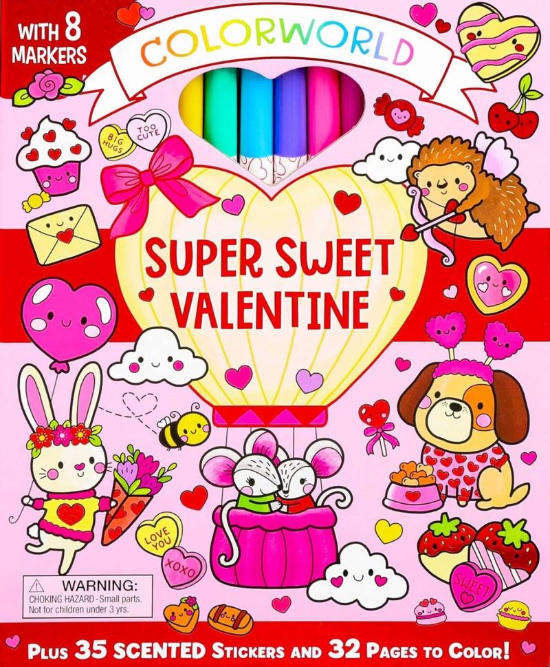 ColorWorld: Super Sweet Valentine Activity Set from Simon & Schuster