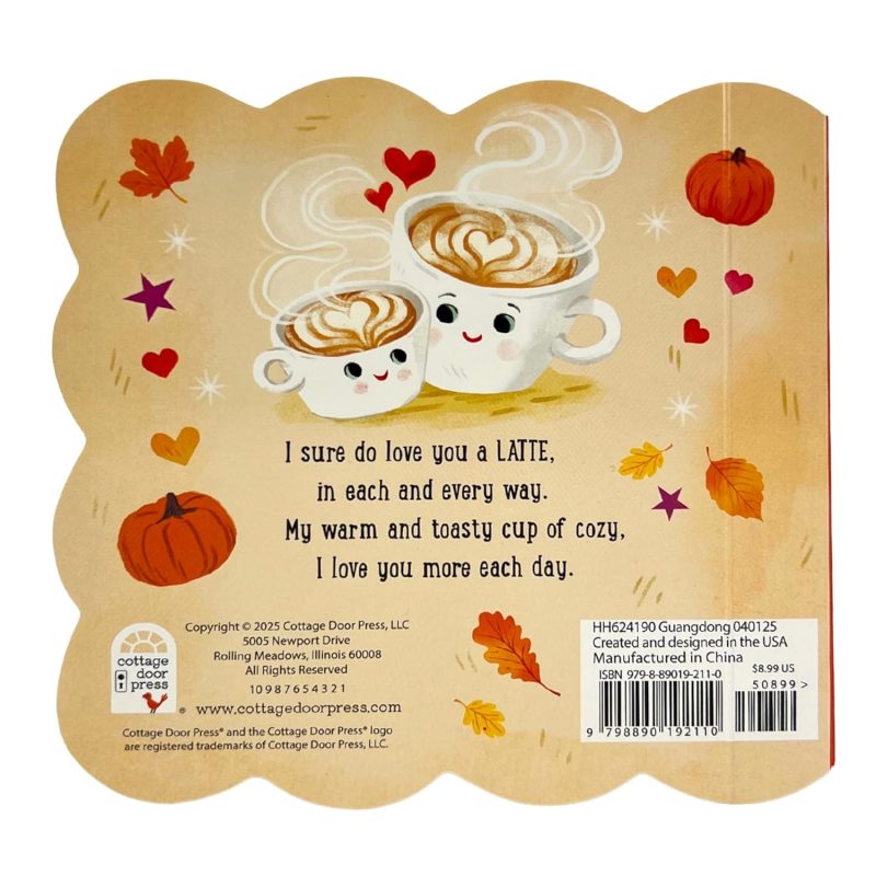 Cottage Door Press I Love You a Latte Board Book Children's Books