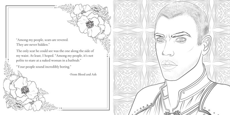 Simon & Schuster Official Blood and Ash Coloring Book by Jennifer L. Armentrout part of our collection Simon & Schuster Official Blood and Ash Coloring Book by Jennifer L. Armentrout part of our collection