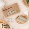KeaBabies Earth Brown Bamboo Viscose Baby Wash Cloths 6-Pack available at Blossom