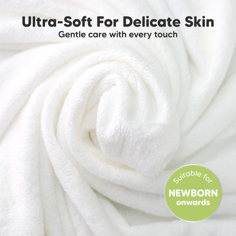 Sweet Charm Organic Cami Baby Washcloths 6-Pack made by KeaBabies Sweet Charm Organic Cami Baby Washcloths 6-Pack made by KeaBabies