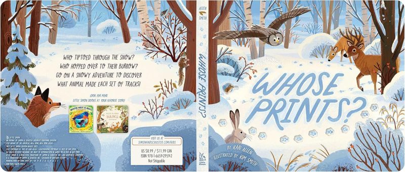 Simon & Schuster Whose Prints? Board Book Children's Books