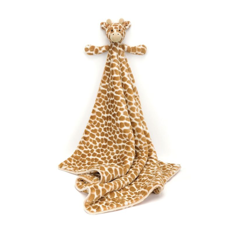 Bashful Giraffe Blankie from Jellycat