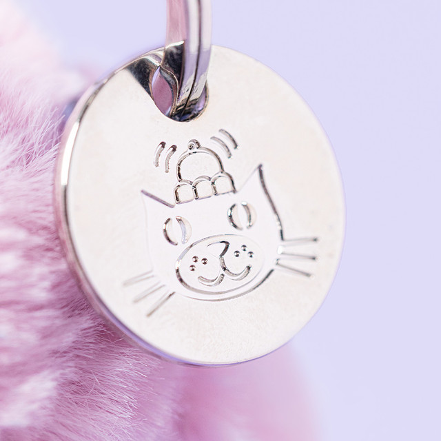 Thistlepop Blossom Bunny Bag Charm made by Jellycat