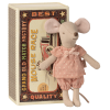 Big Sister Mouse In Matchbox made by Maileg