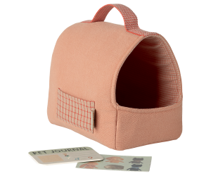 Maileg Pet Carrier In Coral