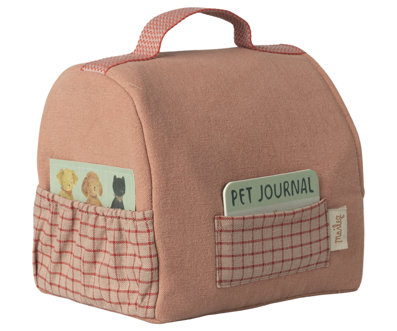 Pet Carrier In Coral from Maileg
