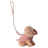 Pet Supply Harness and leash In Rose from Maileg