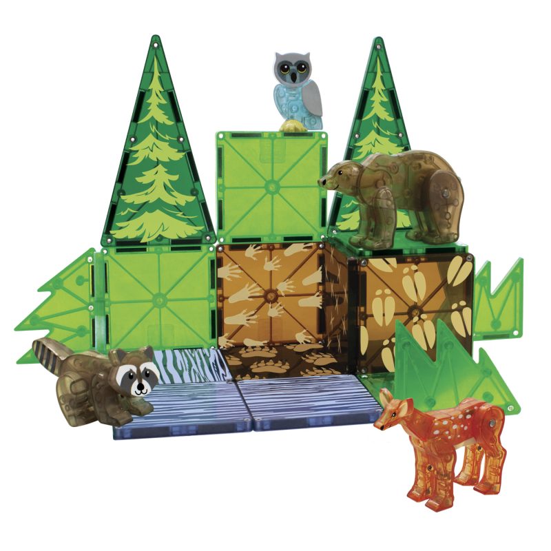 Forest Animals 25-Piece Set made by Magna-Tiles