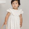 Quincy Mae Sleeveless Ruffle V Dress In Petit Fleur