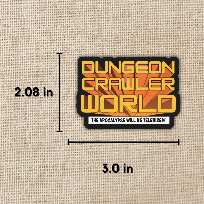 Kingdom of Threads Dungeon Crawler World Sticker Dungeon Crawler Carl available at Blossom