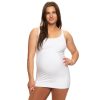 Felina Cotton Modal Maternity Cami with Nursing Clips in White