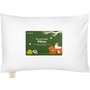 KeaBabies My Little Cuddly Solid White Toddler Pillow