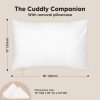 KeaBabies My Little Cuddly Solid White Toddler Pillow Bedding