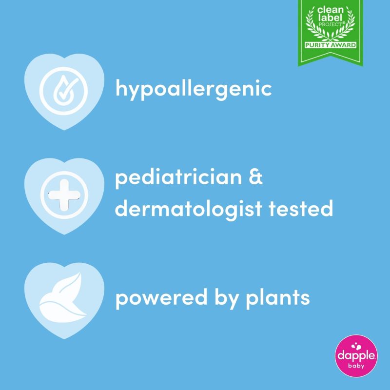 Dapple Pacifier Wipes Fragrance Free 40 Ct available at Blossom