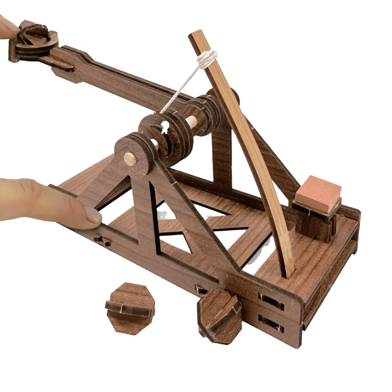 Copernicus Toys Mini Catapult Wooden Engineering Model Building Kit part of our  collection