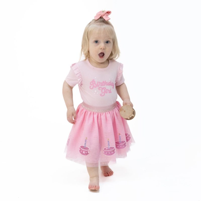 Angel Dear Birthday Tulle Tutu Skirt With Bamboo Viscose Bike Shorts