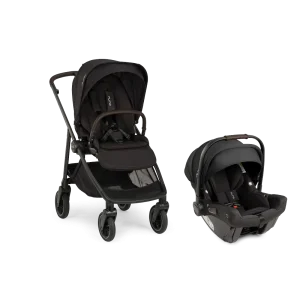 Nuna Swiv + Pipa URBN Travel System in Caviar