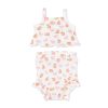 Angel Dear Little Peaches Ribbed Modal Tank Top & High Waisted Short Set